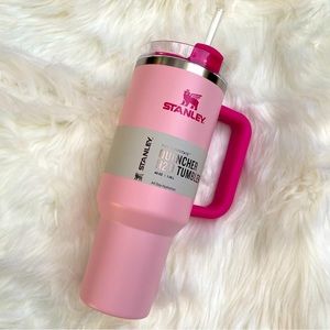 SOLD OUT—Last one! NWT New Stanley 40 Oz. Quencher H2.0 Tumbler FLAMINGO PINK